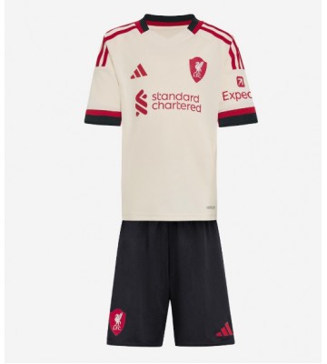 Liverpool Mohamed Salah #11 Udebanetrøje Børn 2025-26 Kortærmet (+ Korte bukser)